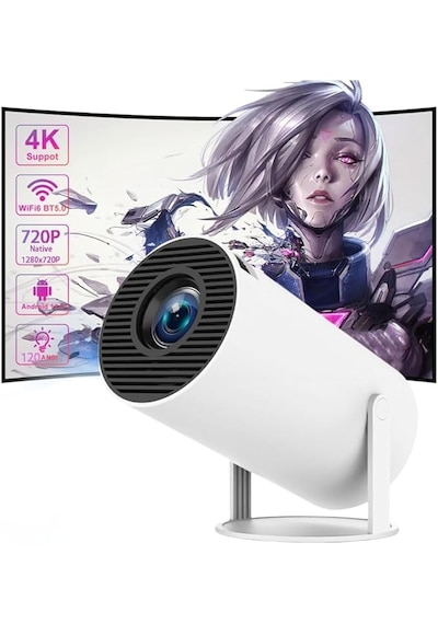 Hy300 Pro Projektör Taşınabilir Ev Sineması Projeksiyonu