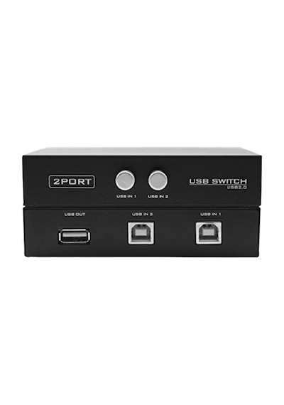 Alfais 5020 2 Port Yazıcı Printer Usb Çoklayıcı Switch Splitter Hub