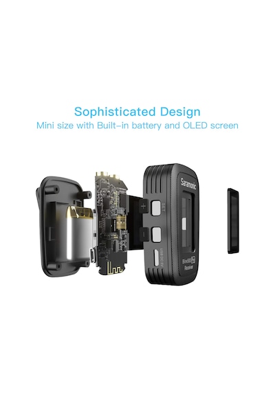 Blink500 Pro Yaka Mikrofonu Seti İçin Saramonic Blink500 Pro Kablosuz Alıcı Rx , iOS Kamera Ve Android Akıllı Telefon İle Uyumludur.