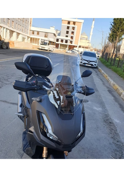 Motocam Honda Adv 350 Ön Cam 2023-2026 Model 60cm Şeffaf Renkli 4mm Orta Boylu