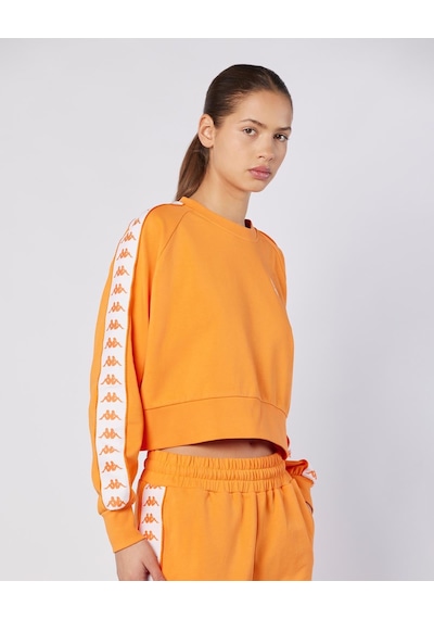 Kappa 222 Banda Marbella Tur Kadın Koyu Turuncu Regular Sweatshirt