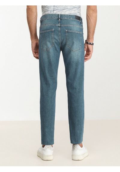 Kip Slim Fit Dar Paça Lacivert Erkek Kot Pantolon Pant 2445 001