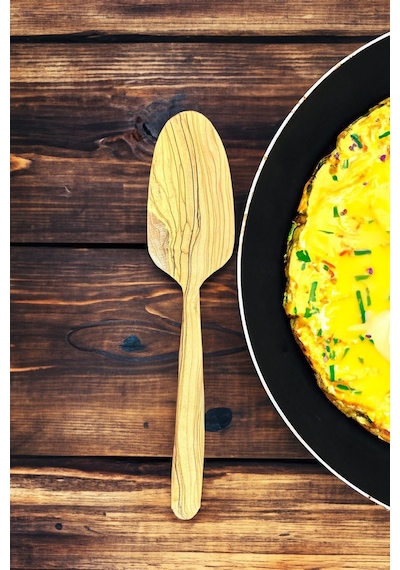 Zeytin Ağacı Spatula 1 Adet El Yapımı Ahşap Spatula