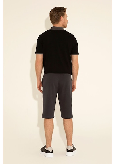 U.S. Polo Assn. Erkek Örme Şort 50289284-vr006 Gri