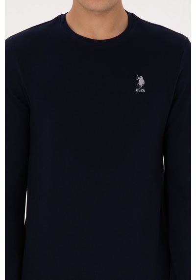U.S. Polo Assn. Erkek Regular Fit Bisiklet Yaka Lacivert Sweatshirt 50310310-VR033 U.S. Polo Assn. Erkek Regular Fit Bisiklet Yaka Lacivert Sweatshirt 50310310-VR033