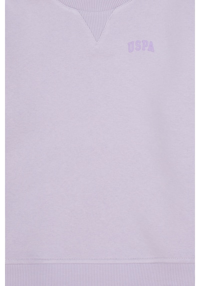 U.S. Polo Assn. Kız Çocuk Lila Şardonlu Bisiklet Yaka Basic Sweatshirt 50316810-VR245 U.S. Polo Assn. Kız Çocuk Lila Şardonlu Bisiklet Yaka Basic Sweatshirt 50316810-VR245