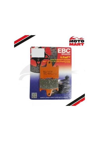Kawasaki Zzr 1400 Arka Fren Balatası Ebc-yarı Sinter -t02811