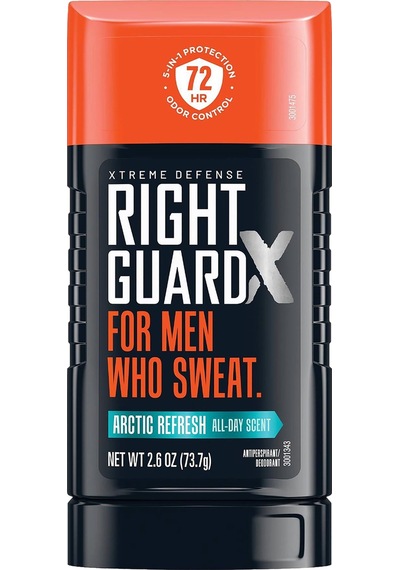 Right Guard Xtreme Defense Arctic Refresh Antiperspirant Stick Deodorant 73.7gr