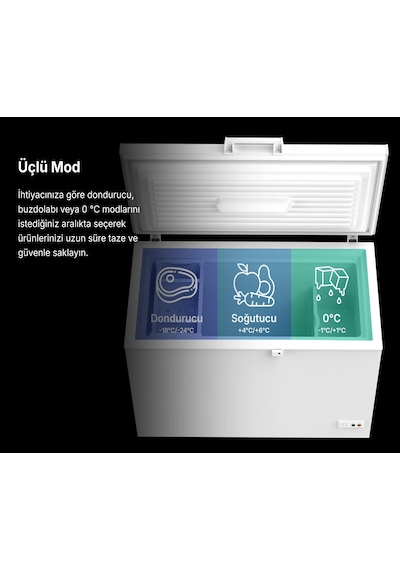 Tecna TYE 6593 Dual 700 L Sandık Tipi Ticari Derin Dondurucu
