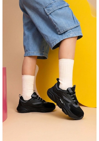 Dark Seer Kids Ds E 1838 Sneaker 2025 Çocuk Siyah