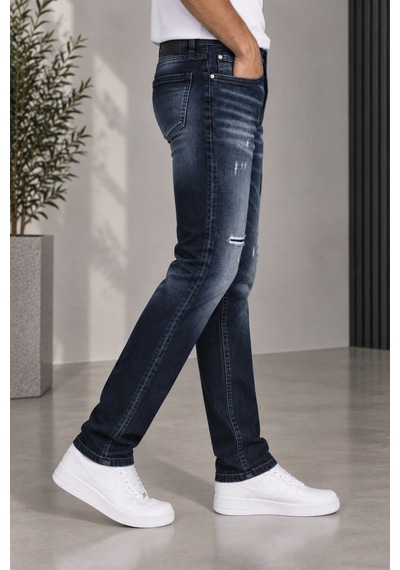 Cedy Denim Cedy Denım Erkek Slim Fit Deri & Denim Yama Detaylı Yırtıklı Jean Pantolon Vintage Eskitme Tasarım Kot Ct1220-lacivert Lacıvert Cedy Denim Cedy Denım Erkek Slim Fit Deri & Denim Yama Detaylı Yırtıklı Jean Pantolon Vintage Eskitme Tasarım Kot Ct1220-lacivert Lacıvert