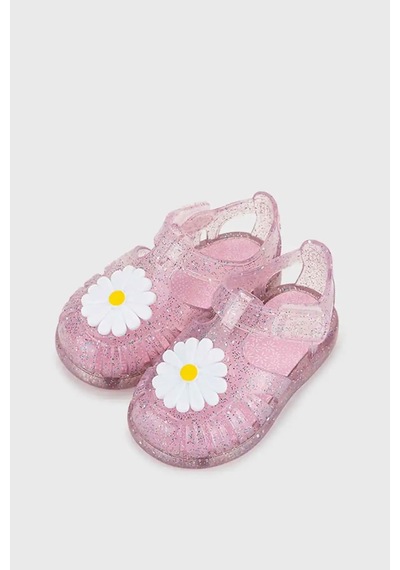 Kız Çocuk S10322 Tobby Gloss Flor Sandalet - Rosa 385-tr.rosa Multi Glitter