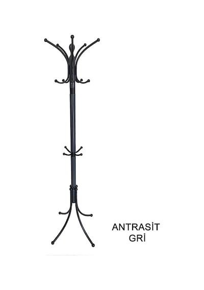 Tolunay Portmanto Ayaklı Askılık - Boyalı Yonca Model