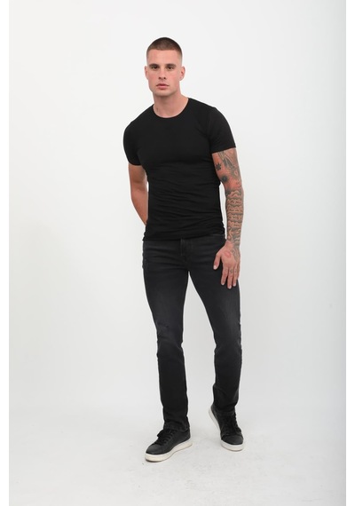 Banny Jeans Erkek Yırtık Detaylı Jean Pantolon Siyah 28