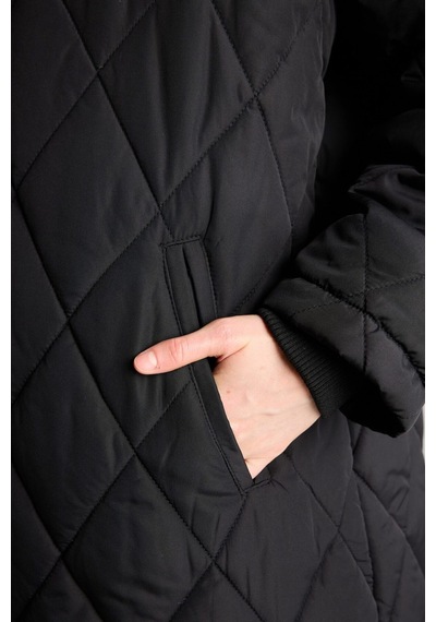 Defacto Regular Fit Kapüşonlu Kapitone Parka H4137ax26aubk81 Siyah-bk81