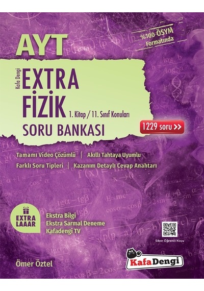 Kafadengi 2024 Ayt Fizik Extra Soru Bankası 1. Kitap