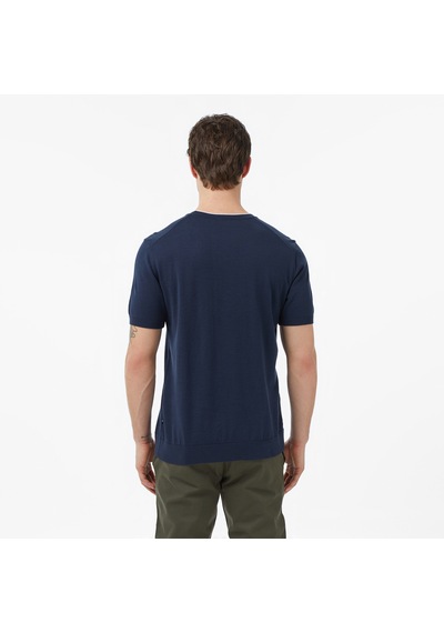 Nautica Erkek Lacivert Regular Fit Kısa Kollu Triko Düz S65110t