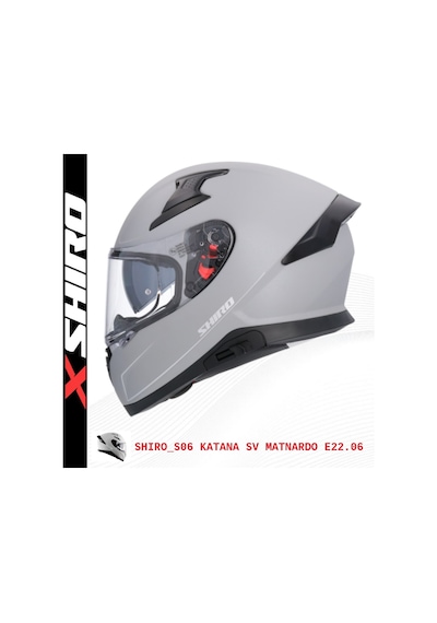Shiro Fullface Katana M.C Motosiklet Kaskı Kapalı Nardo