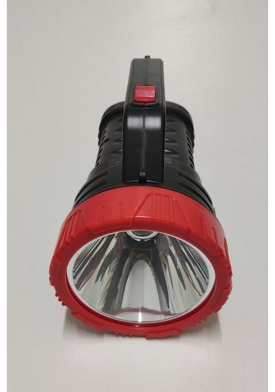 15W+26Smd Led El Feneri Şarjlı Projektör Uzun Menzil Avcı Feneri N11.8307 Siyah