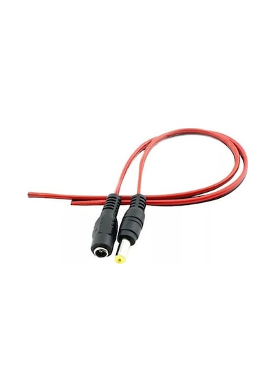 20Cm 2.1Mm Dişi Erkek Kablolu Kamera Power Jakı 10 Adet