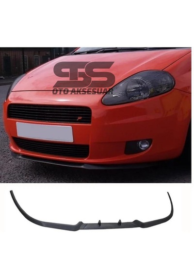 Fiat Grande Punto Cupra R Uyumlu Ön Lip Mat Siyah Ön Tampon Lip