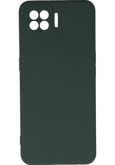 Newface Oppo A73 Kılıf Nano İçi Kadife Silikon - Koyu Yeşil