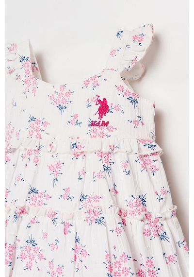U.S. Polo Assn. Kız Bebek Elbise Pembe-2278 Pembe
