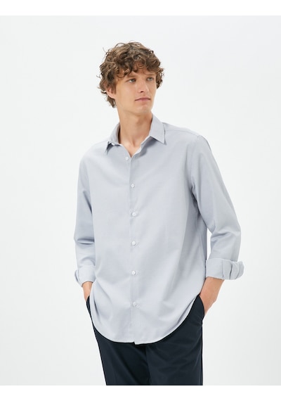 Koton Basic Gömlek Klasik Yaka Minimal Desenli Düğmeli Non Iron Lacivert Desenli 4wam60024hw 4WAM60024HW7D0 Lacivert Koton Basic Gömlek Klasik Yaka Minimal Desenli Düğmeli Non Iron Lacivert Desenli 4wam60024hw 4WAM60024HW7D0 Lacivert