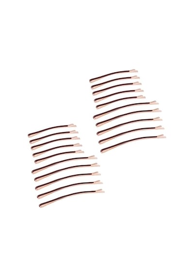 20 Adet Basit Kahverengi Metal Bobby Pin Klasik Kendin Yap Saç Tokaları Saç Barettes Sytling Dekoratif Saç Aksesuarı Kadınlar Kızlar İçin 10 Uzun Ve 10 Kısa Diğer