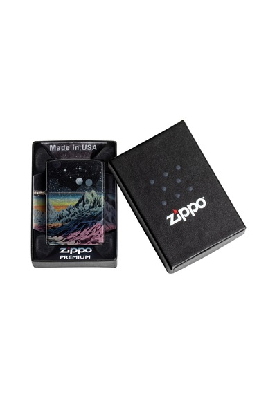 Zippo 48459 Space In Color Design Çakmak Çok Renkli
