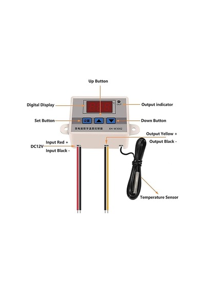 Xh-w3002 220v Ac Dijital Ayarlı Termostat 1500w