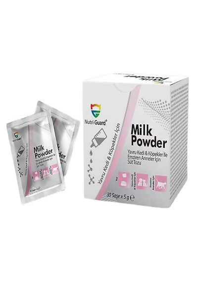 Nutri Guard Milk Powder 30 Saşe Yavru Kedi Ve Köpekler İçin İshal Yapmayan Taze Süt Tozu