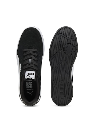 402680-01 Puma Court Classic Clean Sd Erkek Spor Ayakkabı Siyah 402680-01 Siyah Beyaz