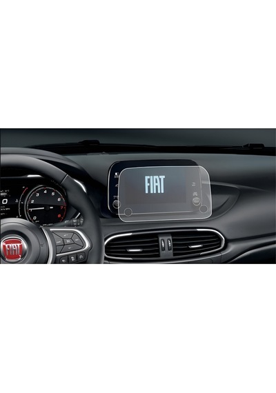 Fiat Egea & Egea Cross Multimedya Navigasyon Ekran Koruyucu Kırılmaz Şeffaf Nano Teknoloji