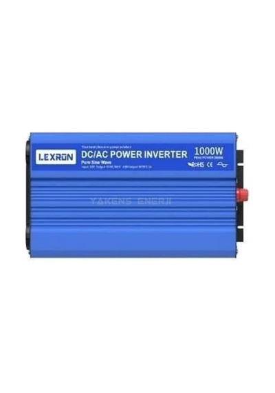 1000 Watt 12v Tam Sinüs İnverter Lexron 10"
