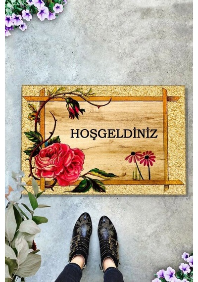 Pvc Rosette Özel Tasarım Iç Ve Dış Kapı Önü Paspası