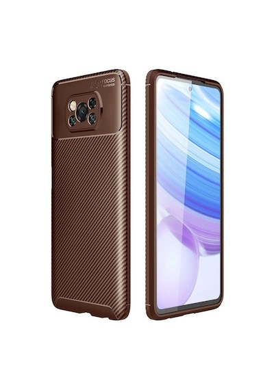 Xiaomi Poco X3 Nfc Kilif Lens Karbon Tasarim Negro Silikon Kapak 493888090