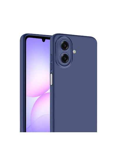 Samsung Galaxy Uyumlu   A07 4g Nano İçi Kadife Silikon - Lacivert