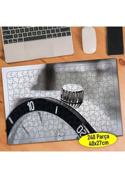 Analog Saat Zaman Birimi 240 Parça Puzzle Yapboz-96802157