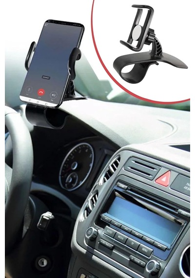 Araç İçi Konsola Takılan Döner Başlıklı Telefon Kıskacı Telefon Tutucu 2 Mixed 44903481