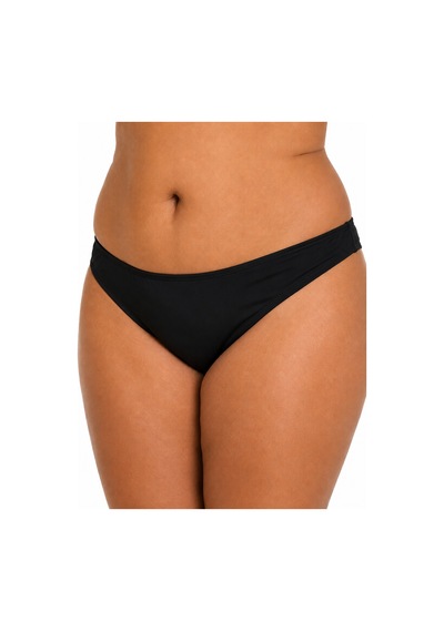 Büyük Beden Klasik Kadın Bikini Alt Siyah