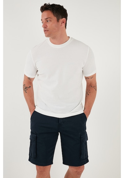 Buratti Pamuklu Regular Fit Bisiklet Yaka Basic Erkek T Shirt 5902387 Ekru