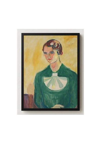 Modern Sanat Munch Annie Stenersen Çerçevesiz Poster 21x30 Cm A4 Tablo Modern Sanat Ekspresyonizm