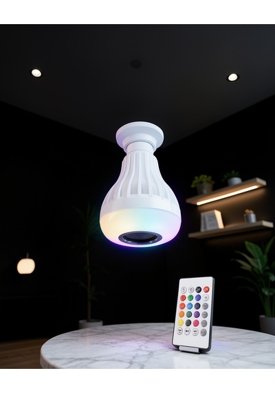 Kablosuz Bluetooth Hoparlör Led Lamba Uuczlambahoparlör3-1
