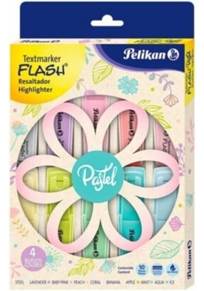 Pelikan Fosforlu Kalem Pastel Set 10 Lu Pl60078803fk10 Çok Renkli