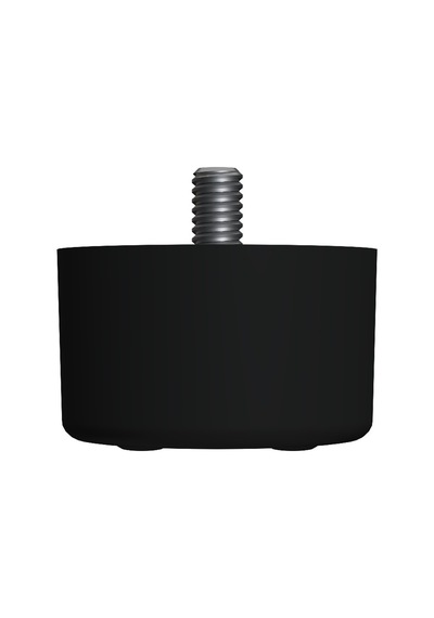 Cateksss 3 Noktalı Kanepe Ayak M8x25 Siyah - 40 Lı Paket
