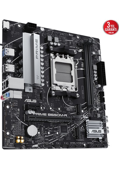 Asus Prıme B650m-r Amd Ddr5 7200+ Oc Hdmı M.2 Am5