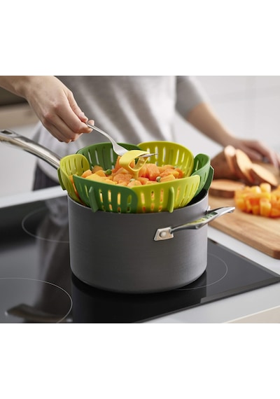 Joseph Joseph 45030 Bloom Katlanır Buharda Pişirme Sepeti Yeşil