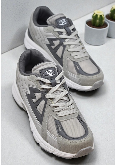 M.P 261-6053zn Ortopedik Taban Günlük Unisex Spor Ayakkabı Erkek Kadın Spor Ayakkabı Gri