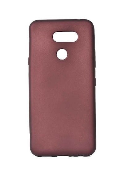 LG Uyumlu K40s Kılıf Zore Premier Silikon Kapak Mürdüm